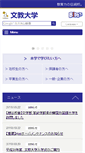 Mobile Screenshot of bunkyo.ac.jp